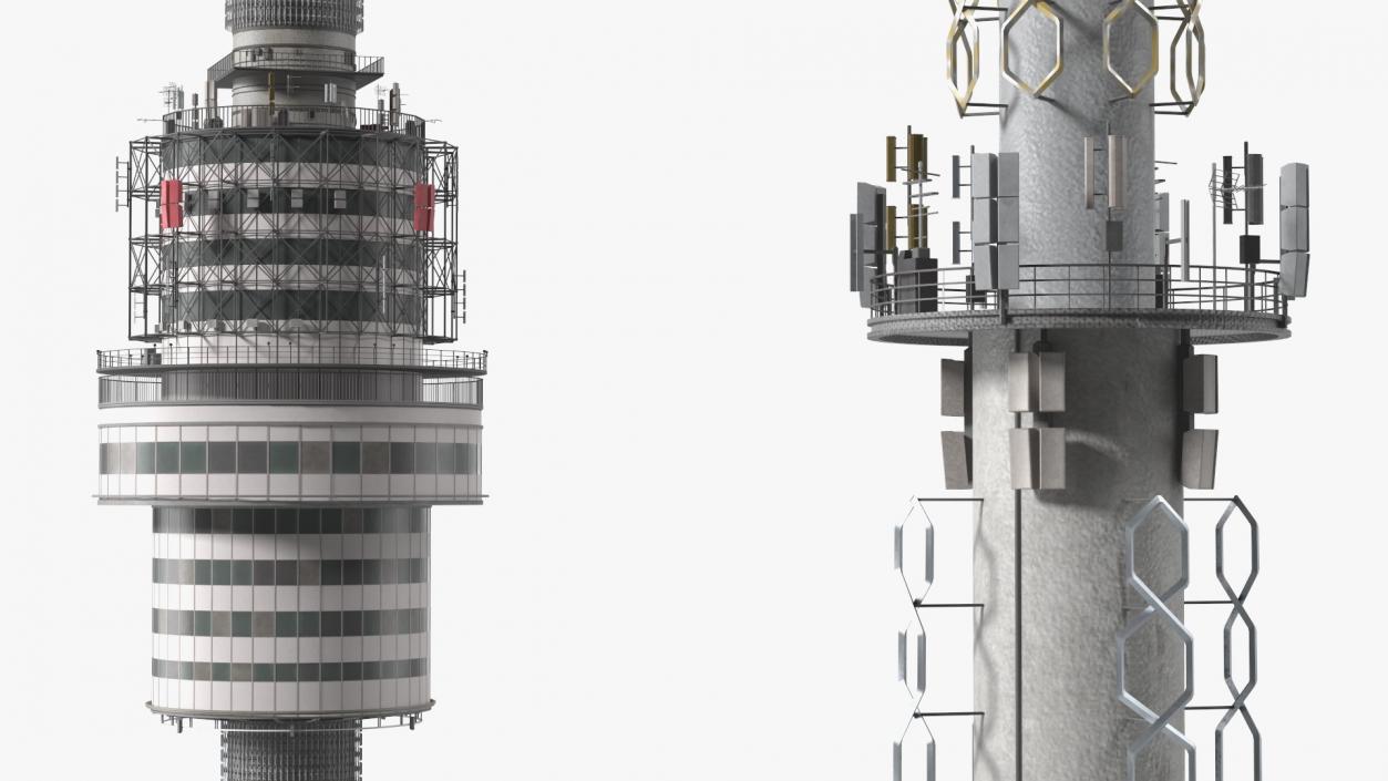 3D model Ostankino Tower