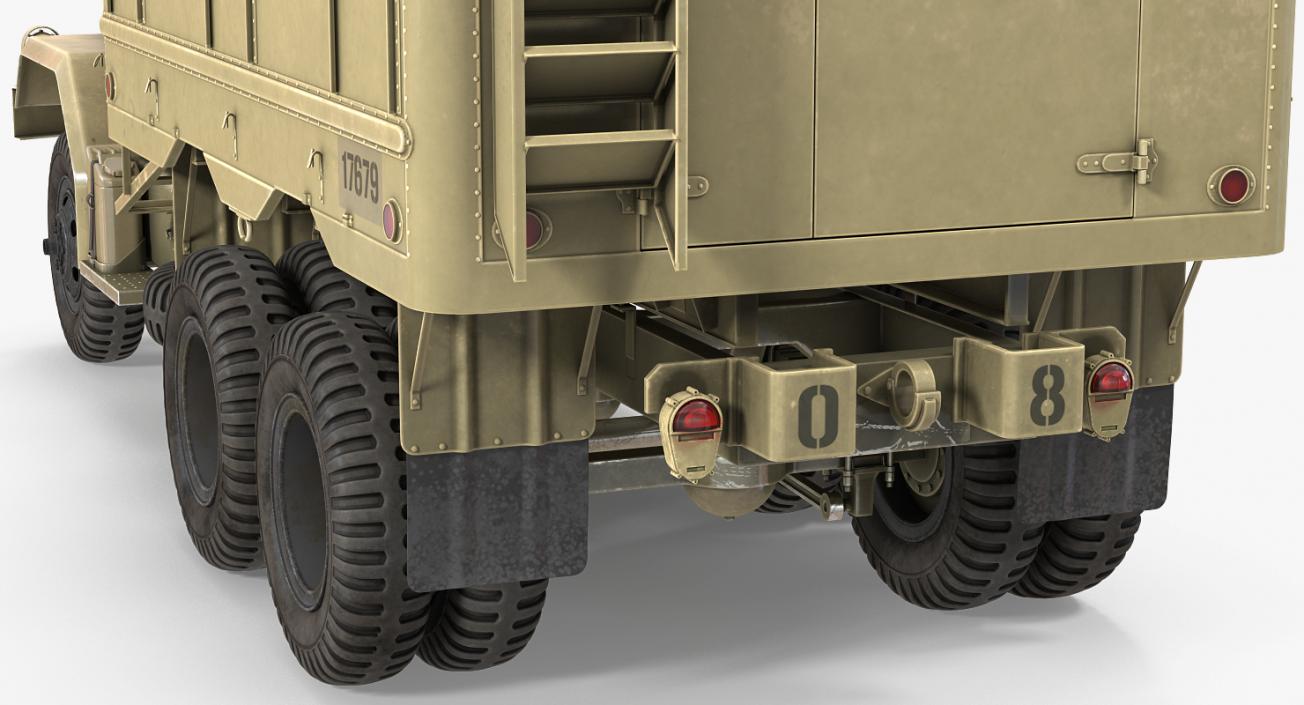 3D model M109 Shop Van Desert