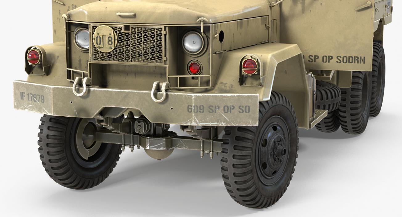 3D model M109 Shop Van Desert