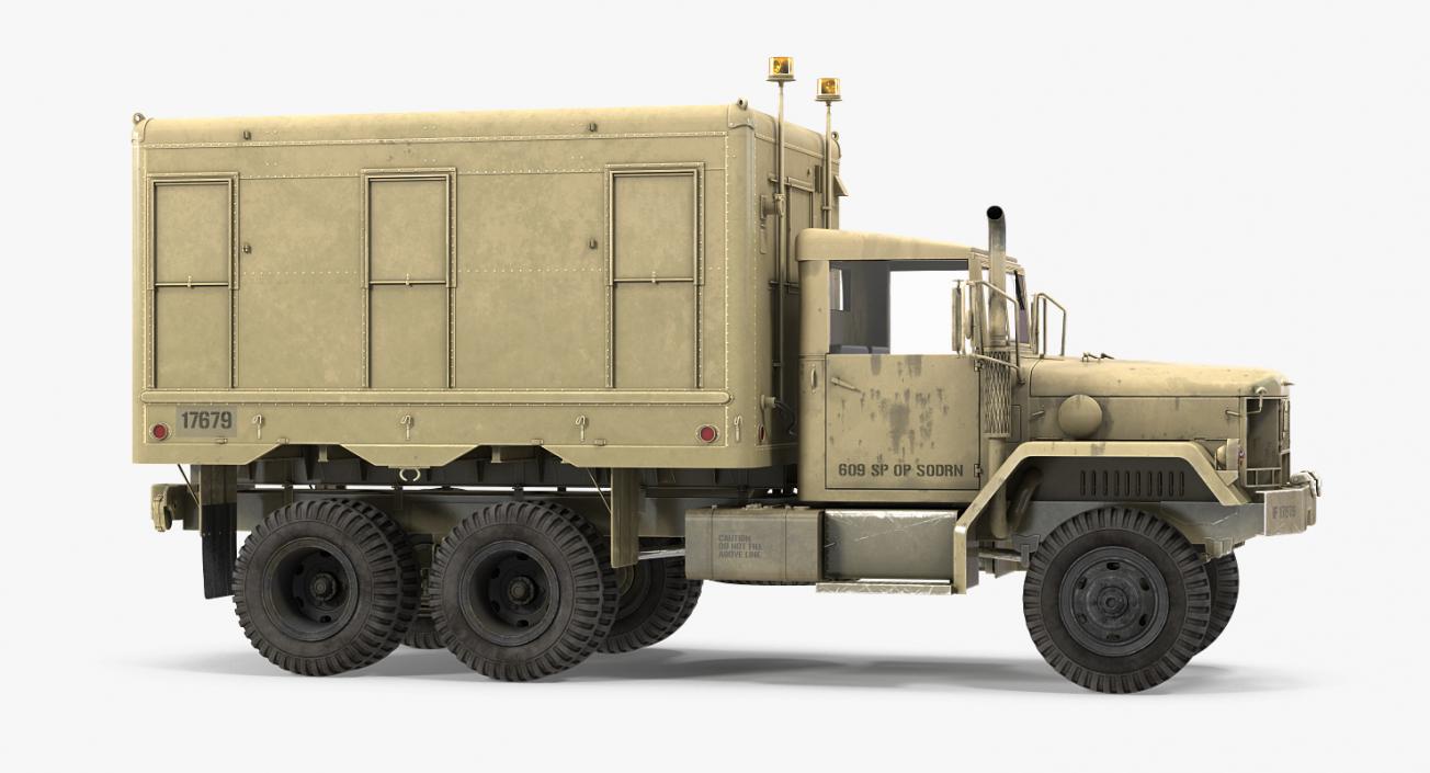 3D model M109 Shop Van Desert