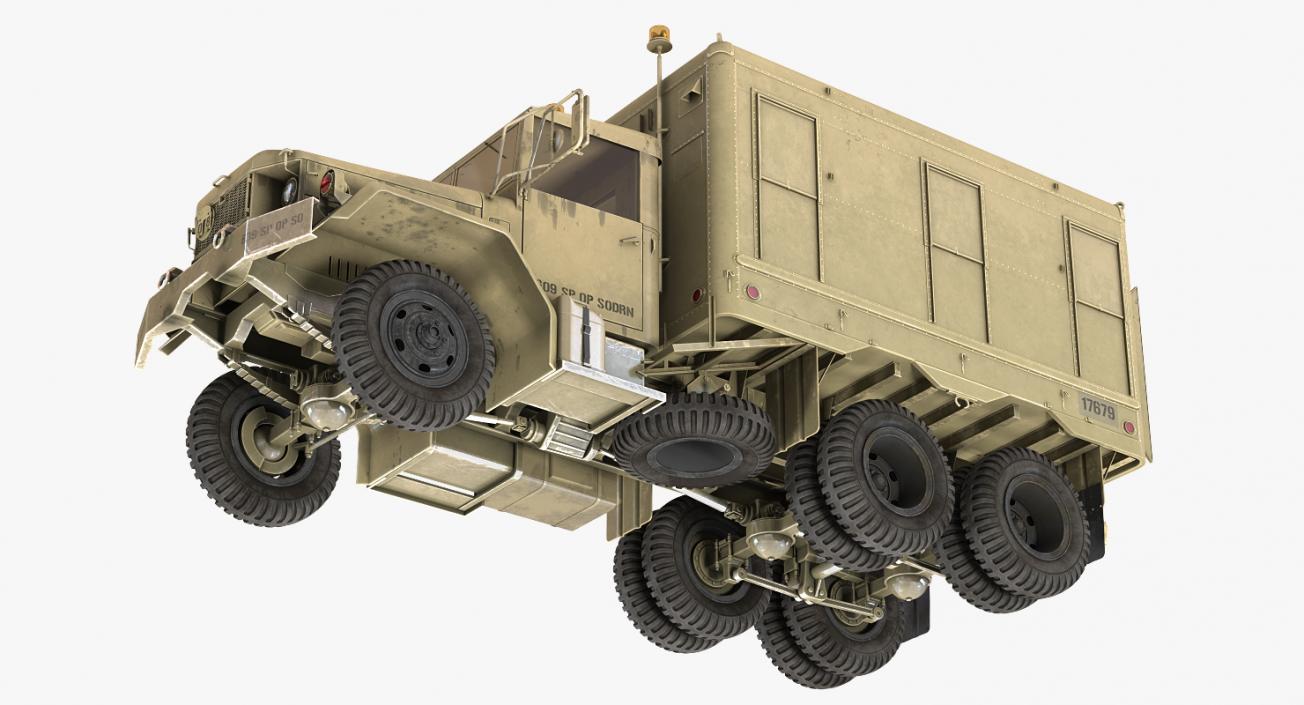 3D model M109 Shop Van Desert