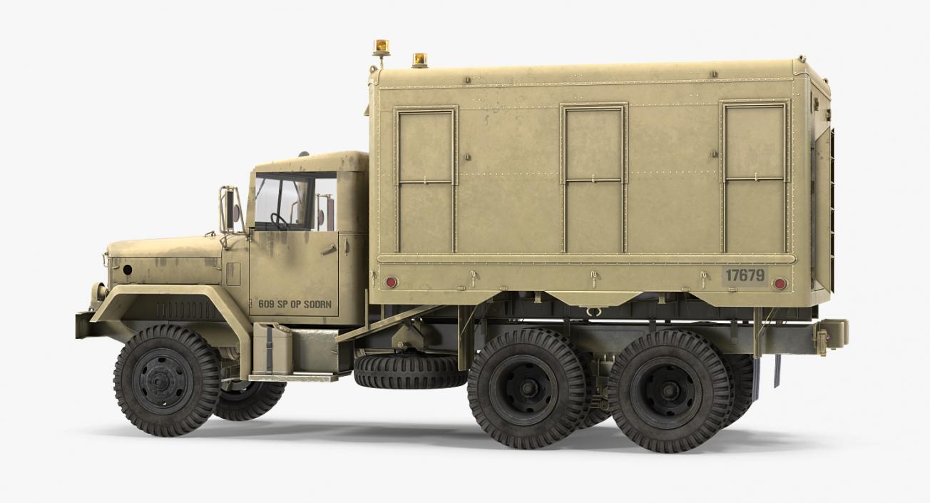 3D model M109 Shop Van Desert