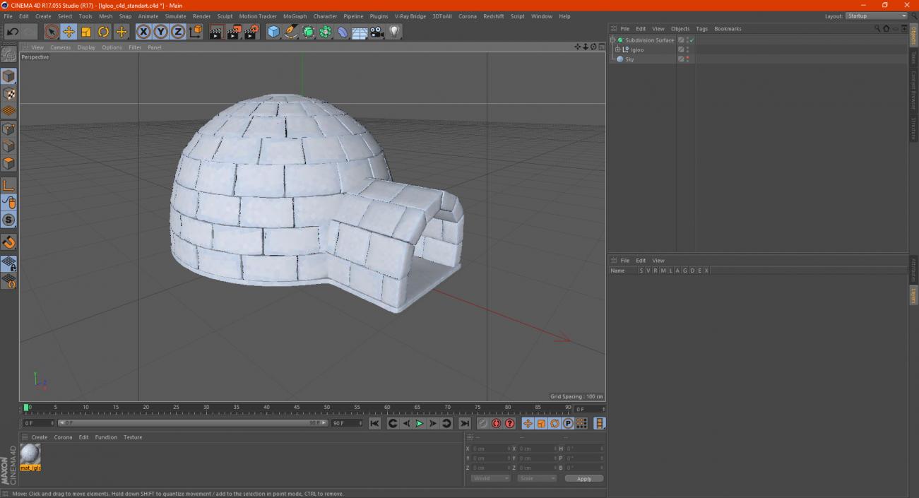 Igloo 3D model