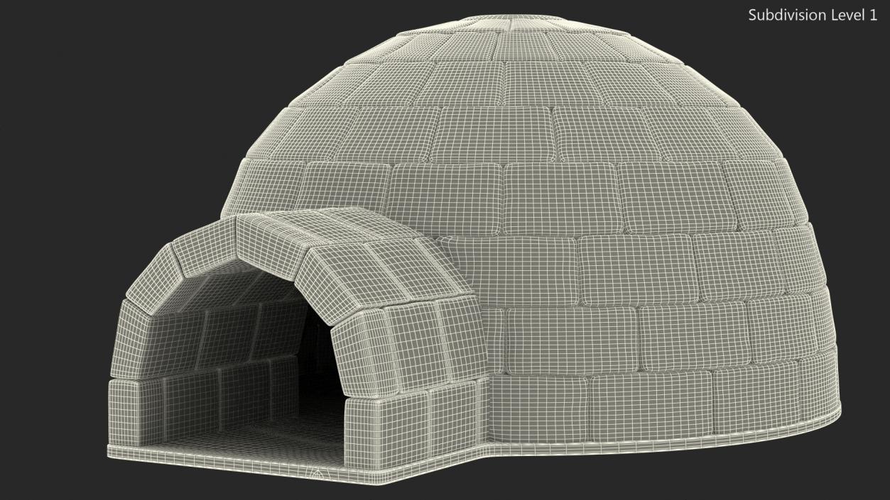 Igloo 3D model