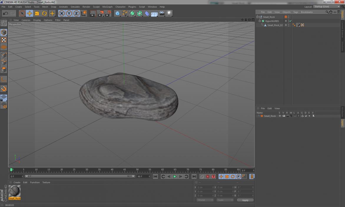 3D model Small Rock