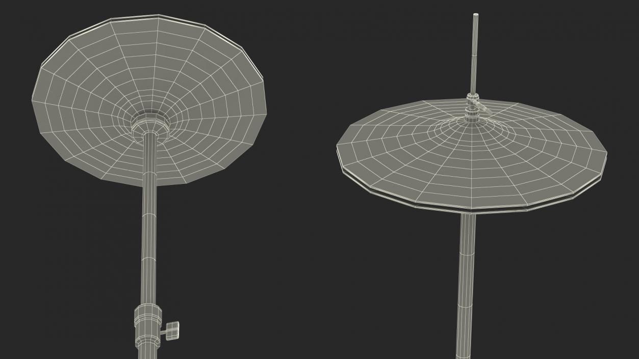 Hi-Hat Cymbal Stand 3D model