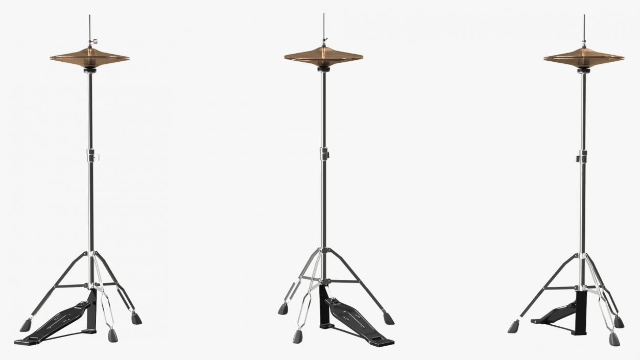 Hi-Hat Cymbal Stand 3D model