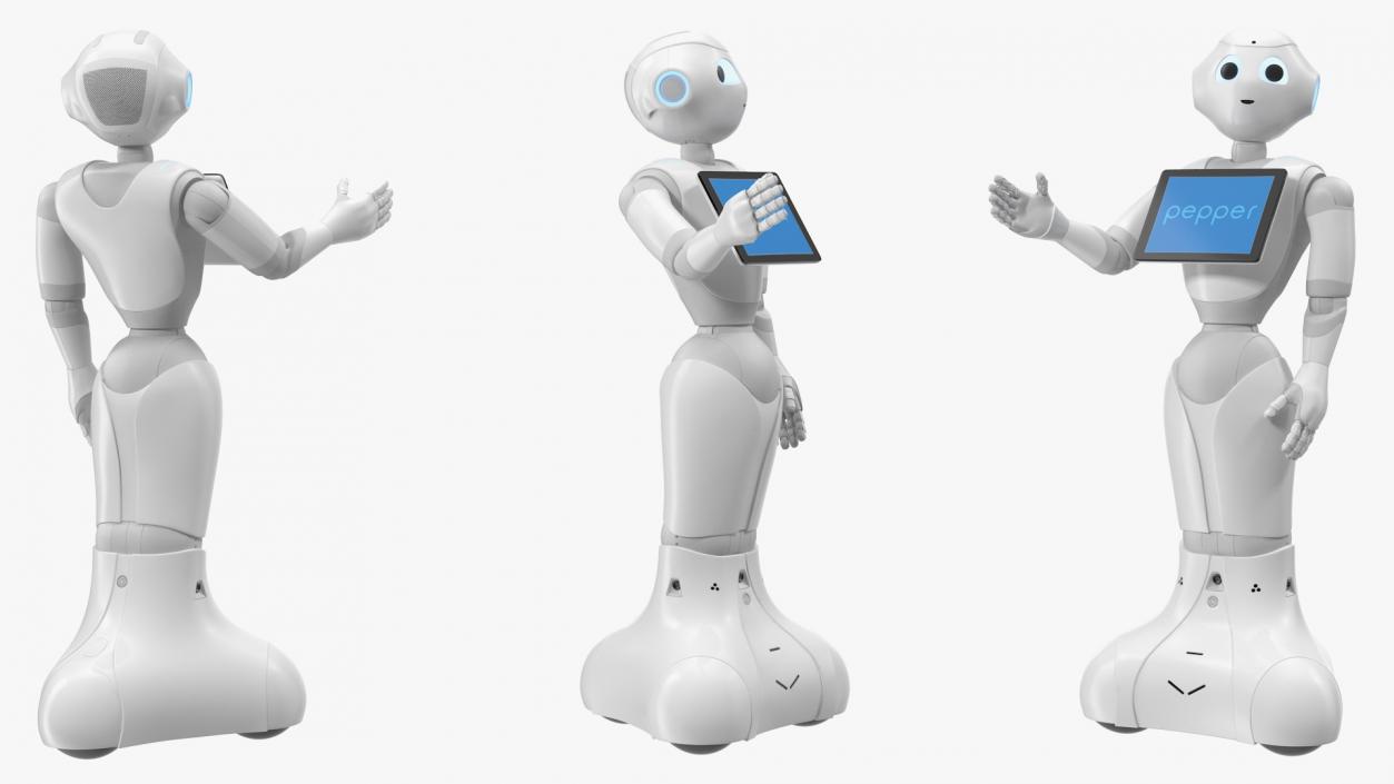 Information Display Pepper Robot 3D