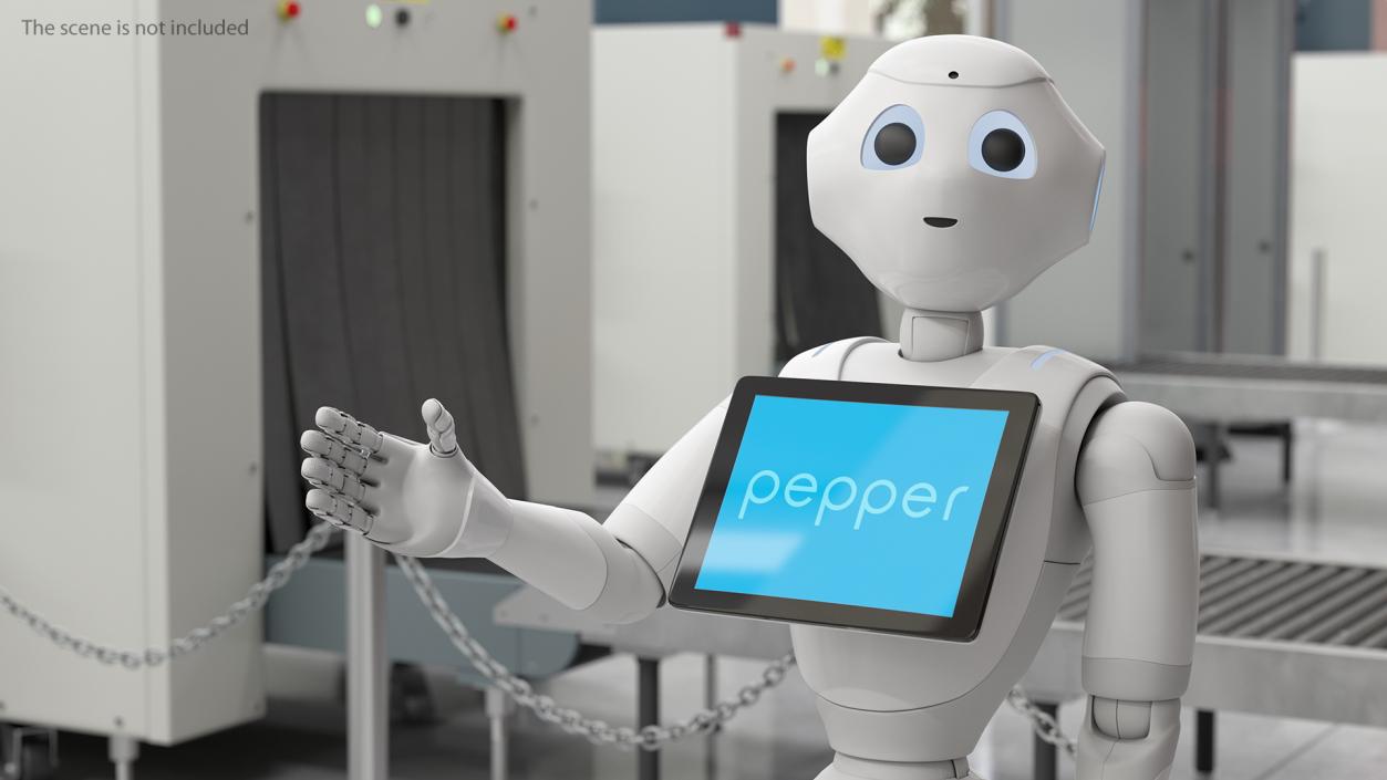 Information Display Pepper Robot 3D