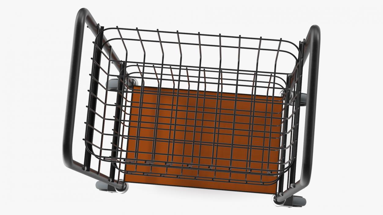 Steel Basket Trolleys Collection 3D