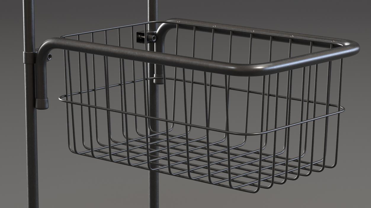 Steel Basket Trolleys Collection 3D