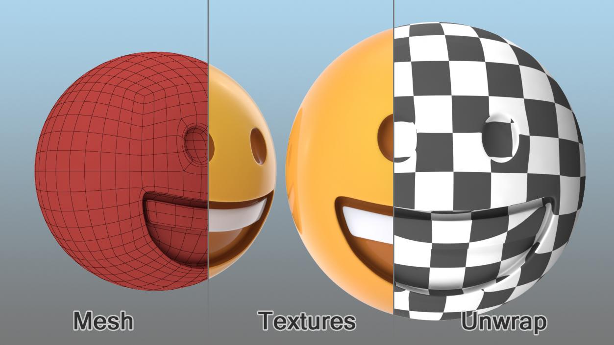 Laughing Emoji 3D model