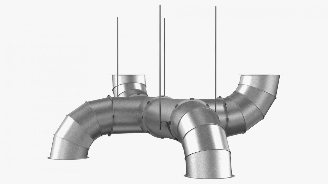 Air Ventilation Pipe System 3D