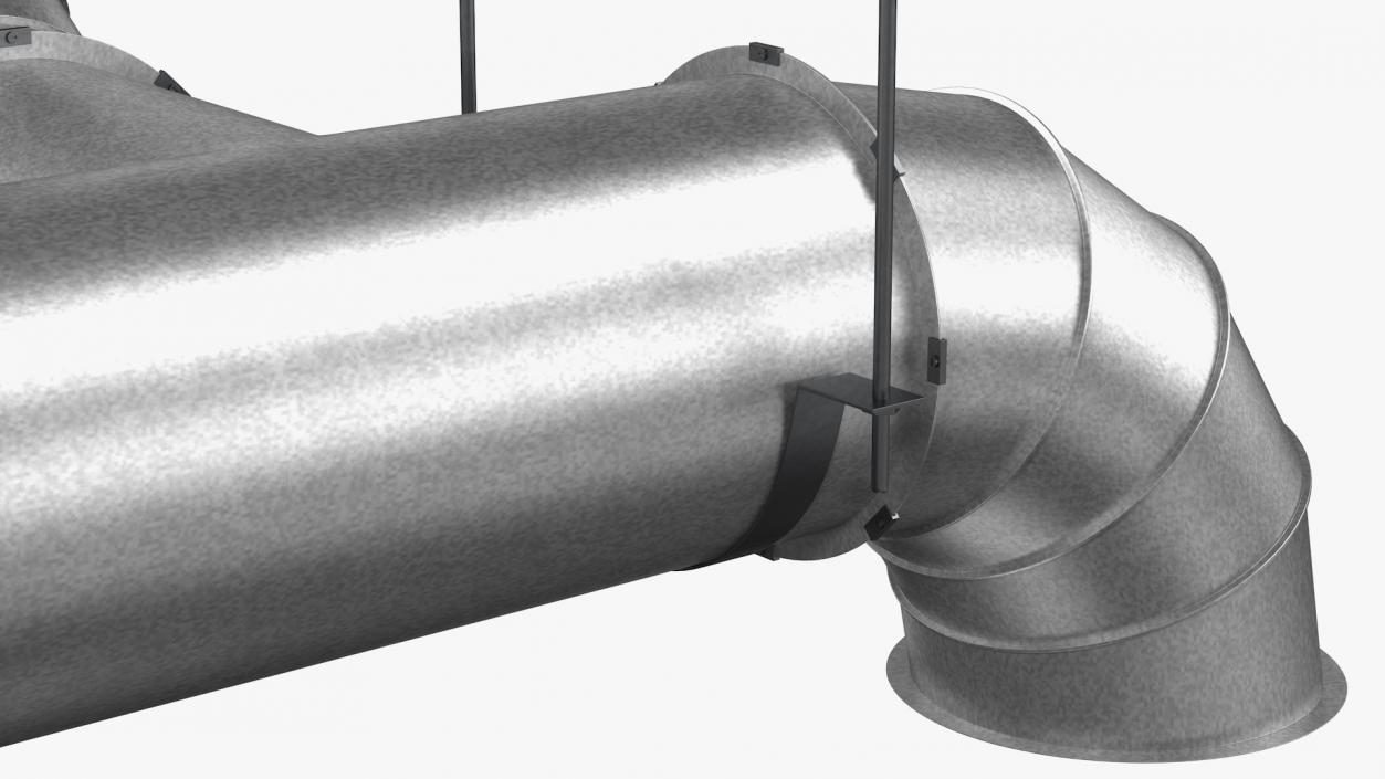 Air Ventilation Pipe System 3D