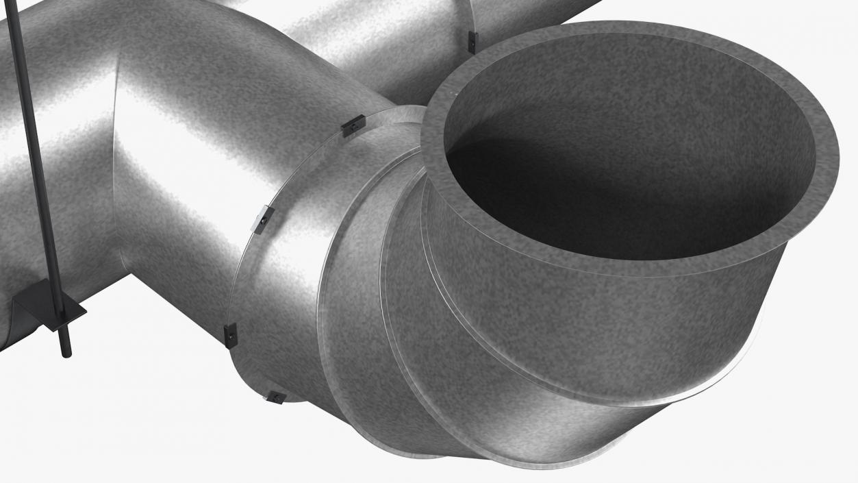 Air Ventilation Pipe System 3D