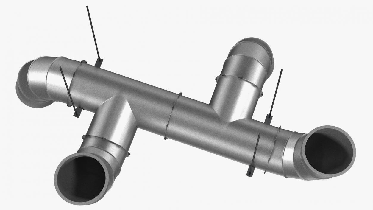 Air Ventilation Pipe System 3D