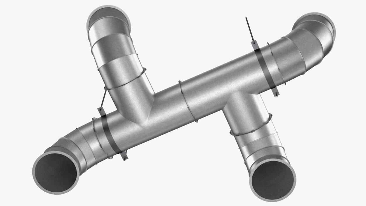 Air Ventilation Pipe System 3D