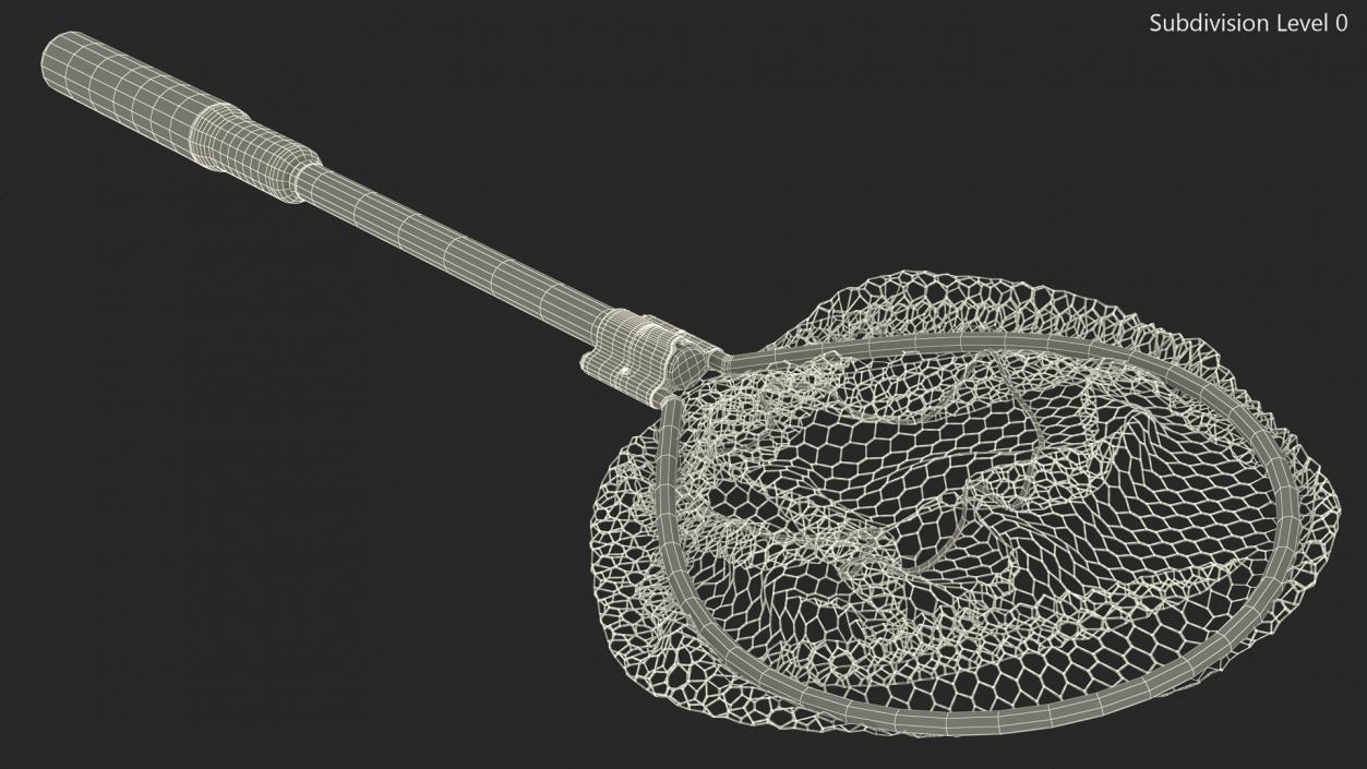 Fishing Landing Net 3D model