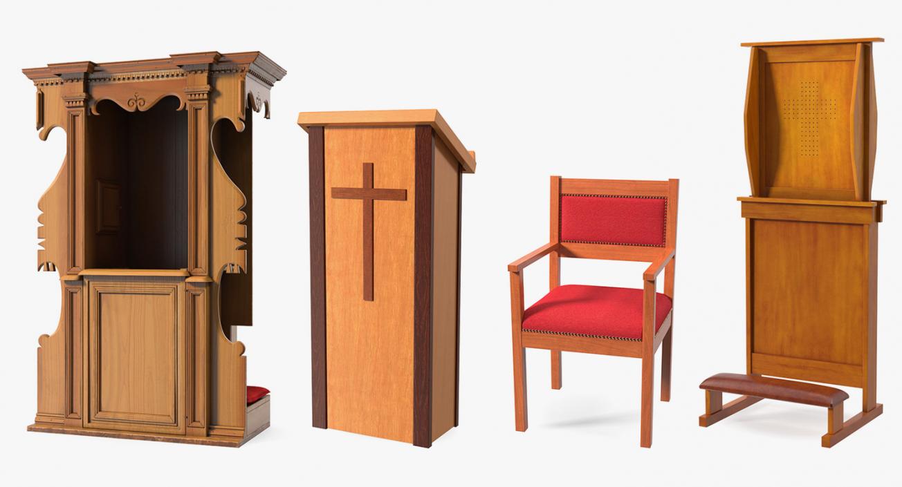 3D Church Furnishings Collection 2