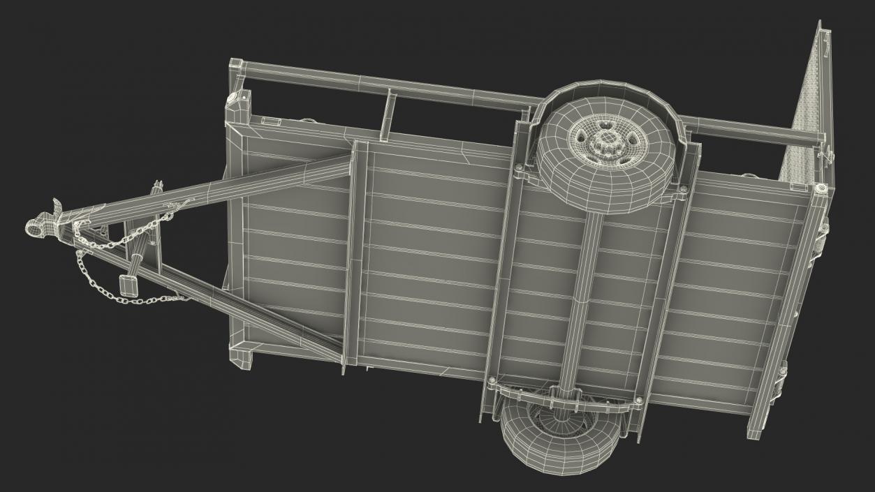 3D model Utility Trailer