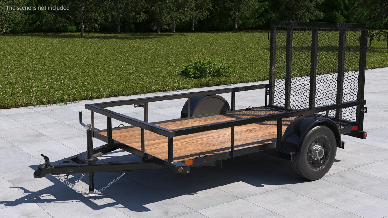 3D model Utility Trailer