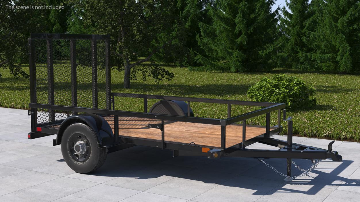 3D model Utility Trailer