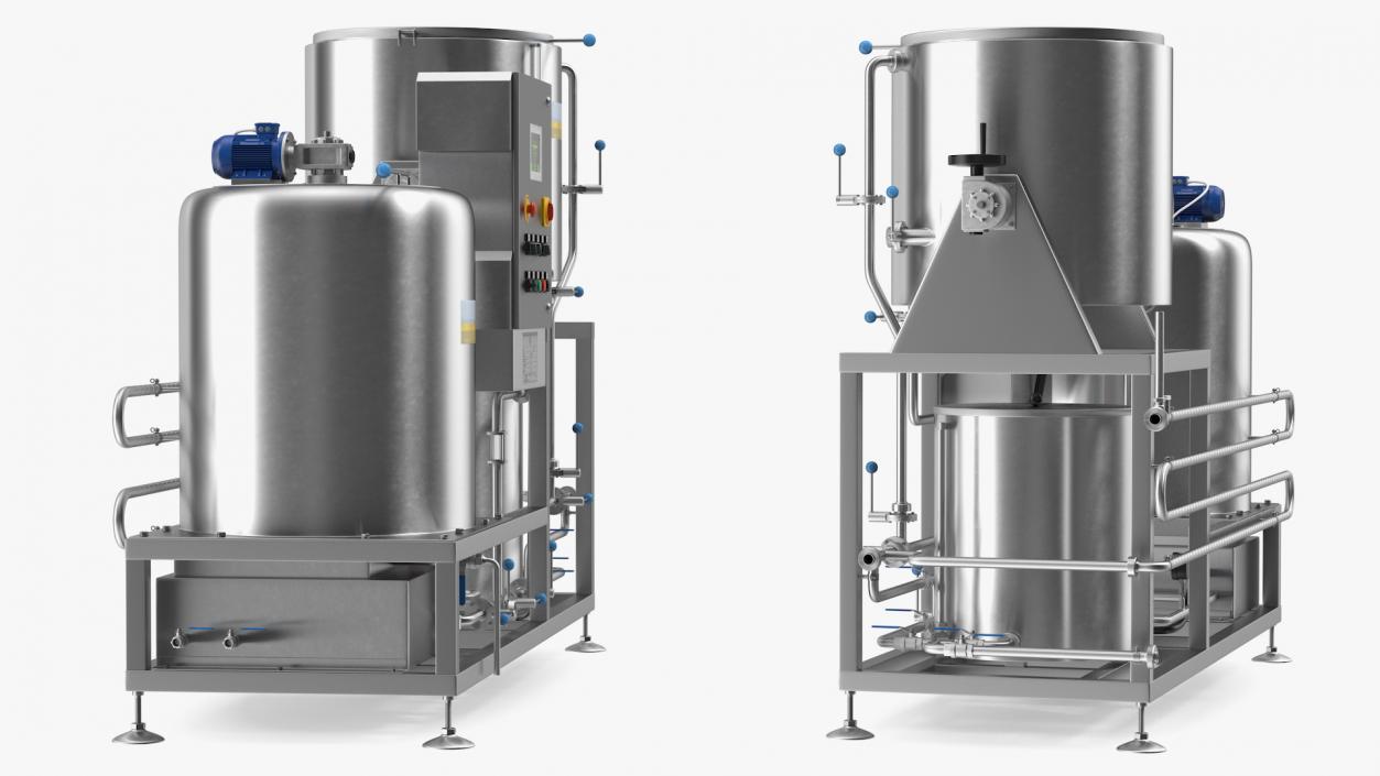 Beer Microbrewery Equipment 3D