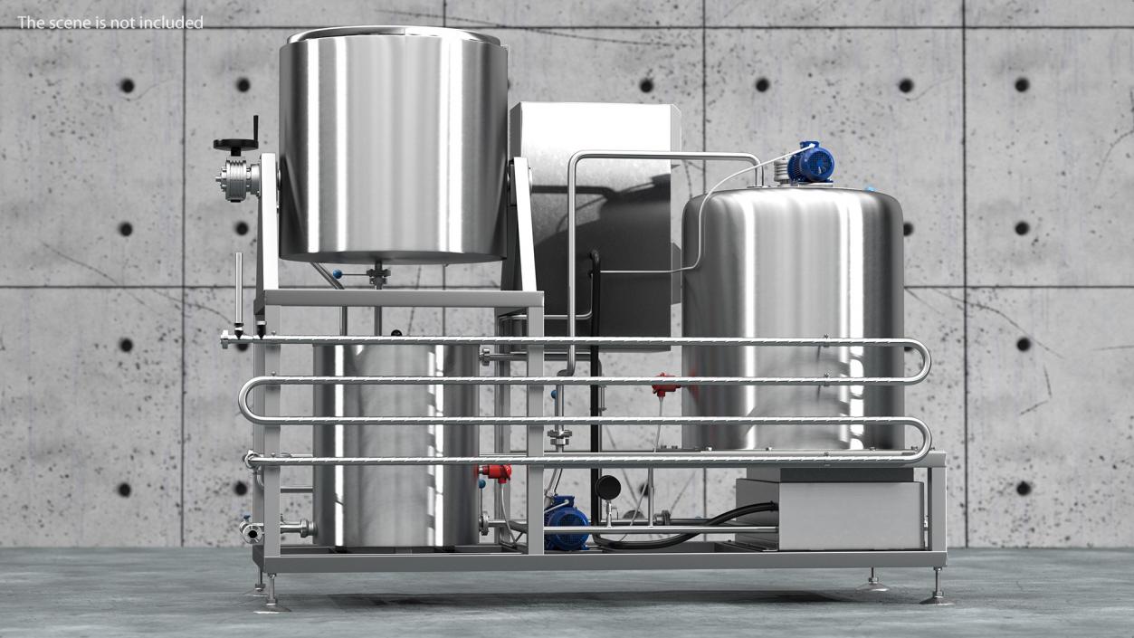 Beer Microbrewery Equipment 3D