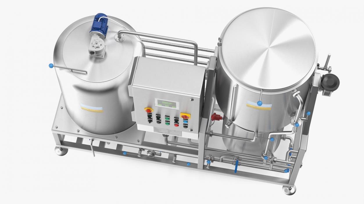 Beer Microbrewery Equipment 3D