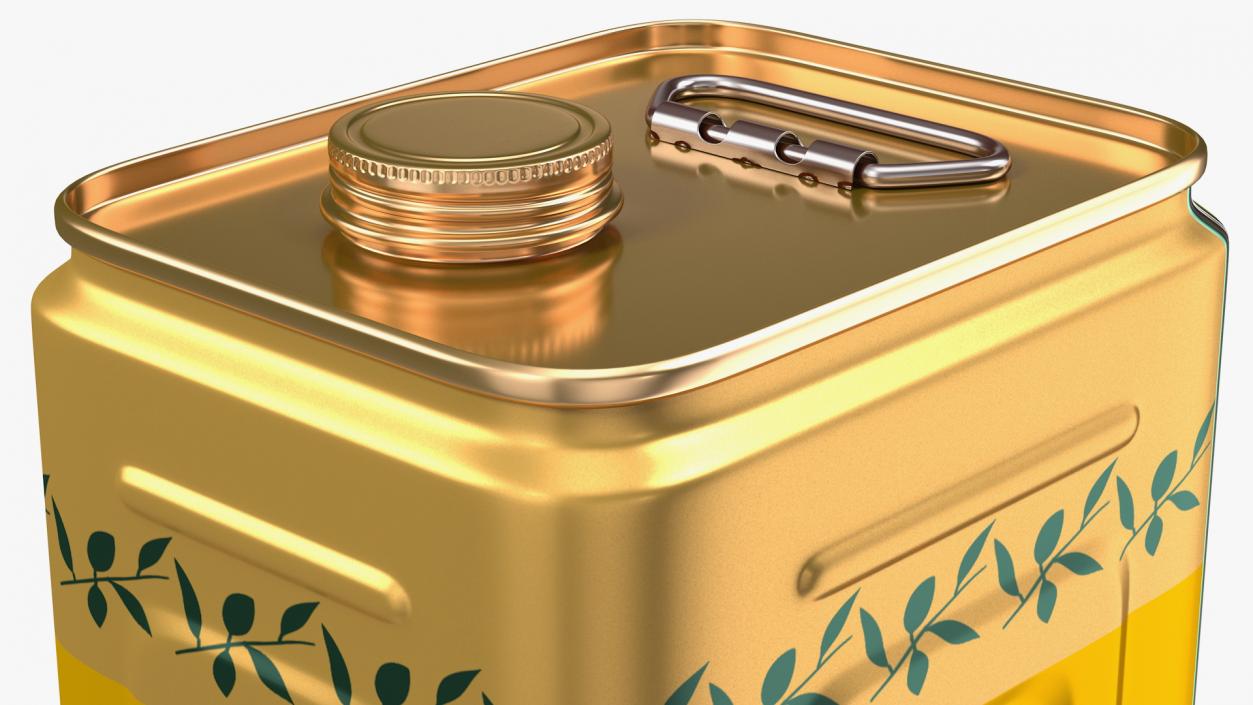 3D model Olive Oil 5 Litre Tin Can