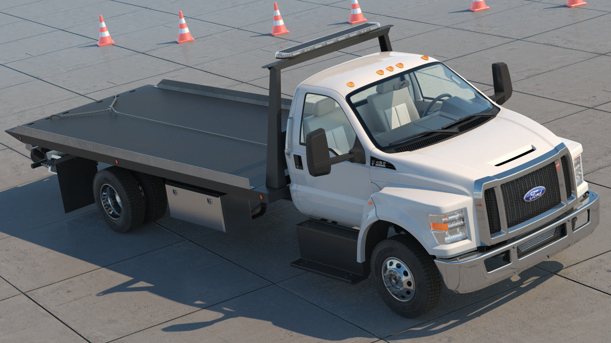 Ford F650 Tow Truck 2019 3D model