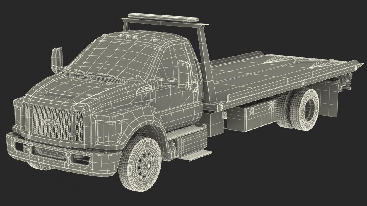 Ford F650 Tow Truck 2019 3D model