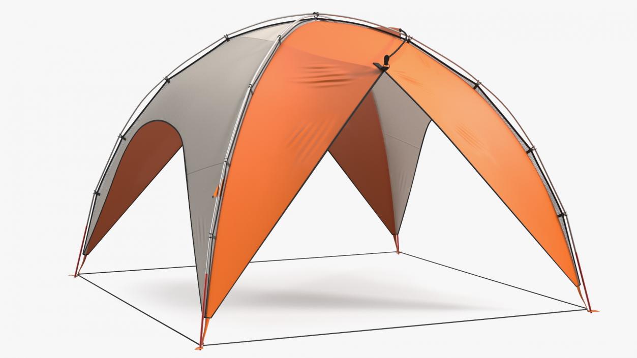 Outdoor Sun Shelter Tent 3D model