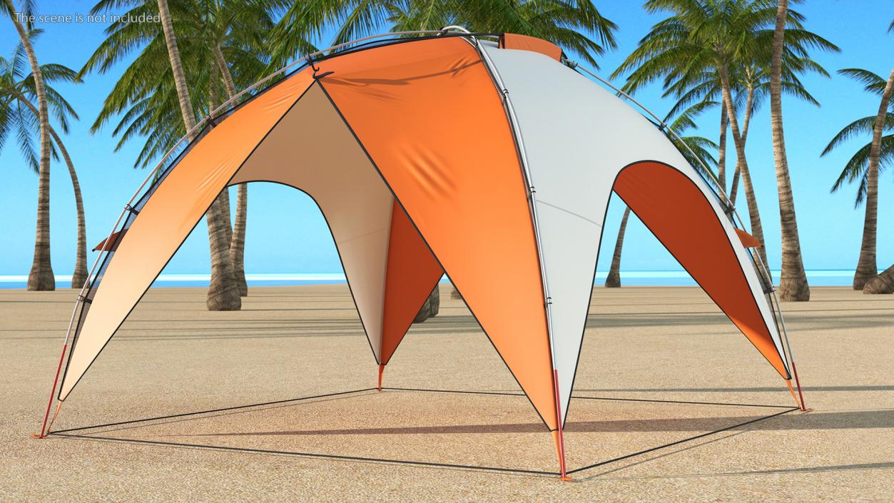 Outdoor Sun Shelter Tent 3D model