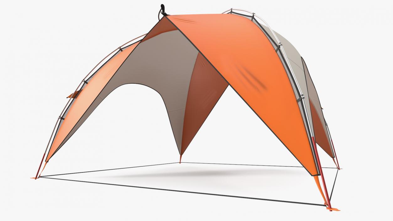 Outdoor Sun Shelter Tent 3D model