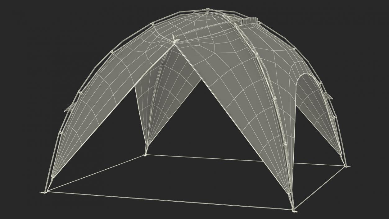 Outdoor Sun Shelter Tent 3D model