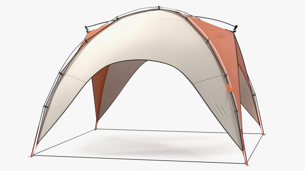 Outdoor Sun Shelter Tent 3D model