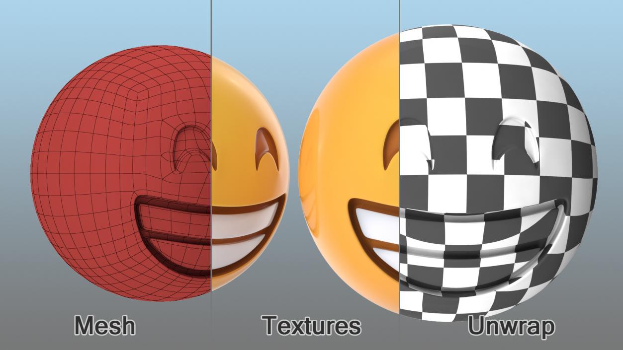 3D Happy Emoji