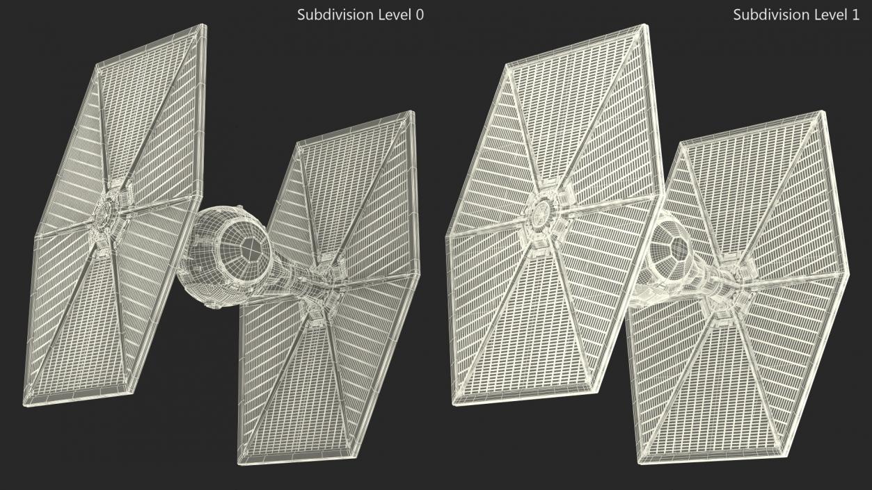 3D model Imperial TIE Fighter