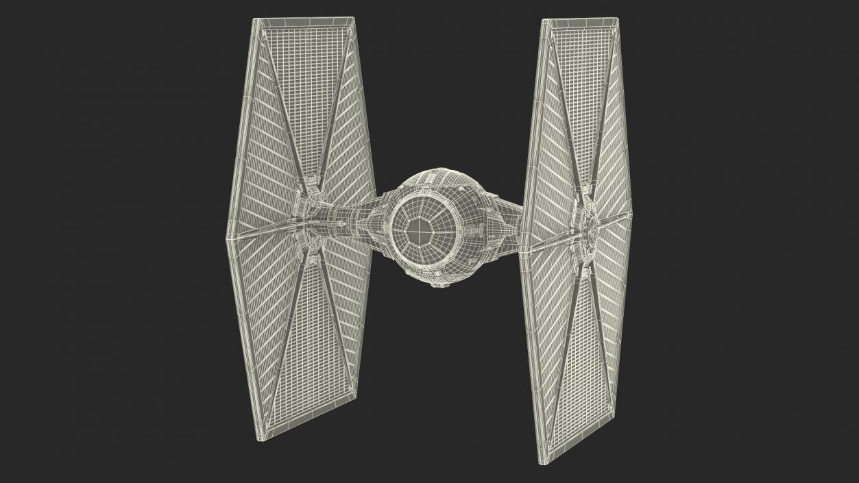 3D model Imperial TIE Fighter