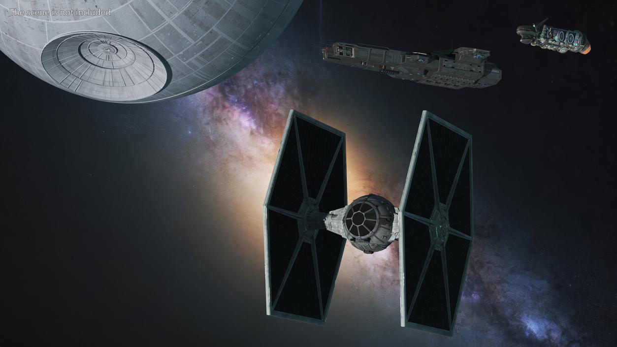 3D model Imperial TIE Fighter