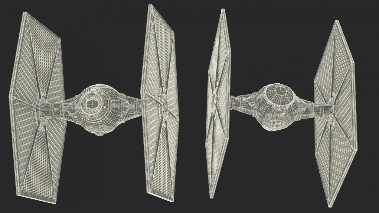 3D model Imperial TIE Fighter