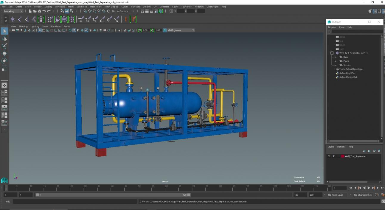 Well Test Separator 3D model