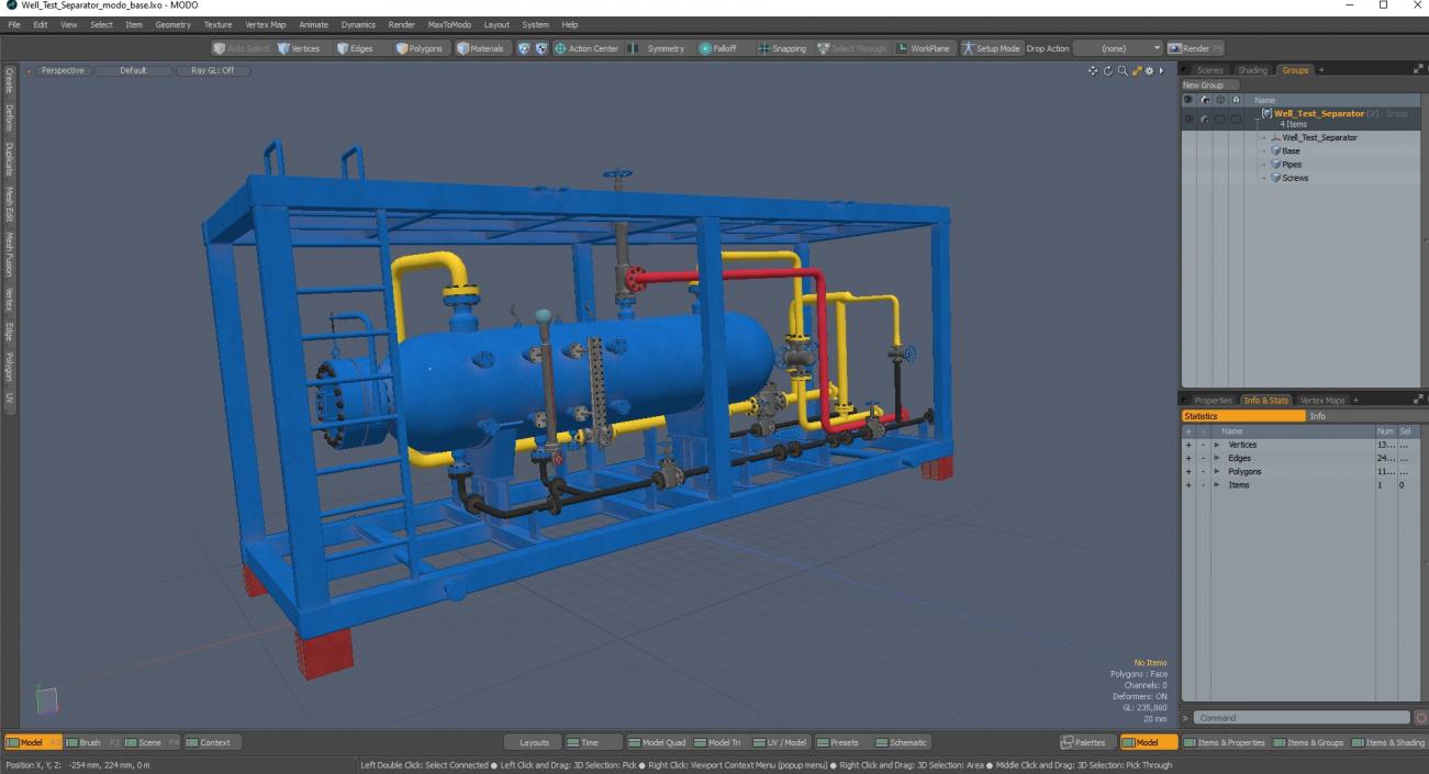 Well Test Separator 3D model