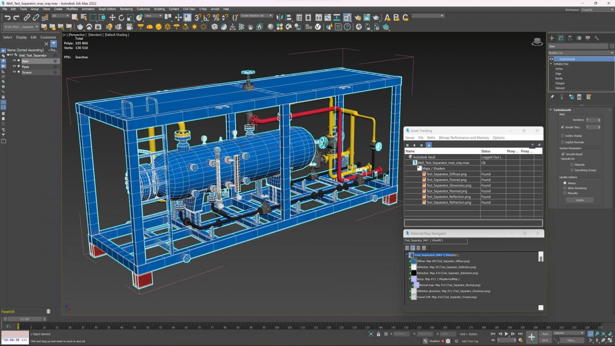 Well Test Separator 3D model