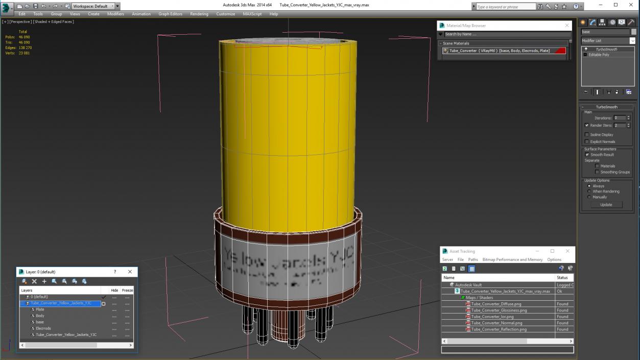 3D Tube Converter Yellow Jackets YJC model