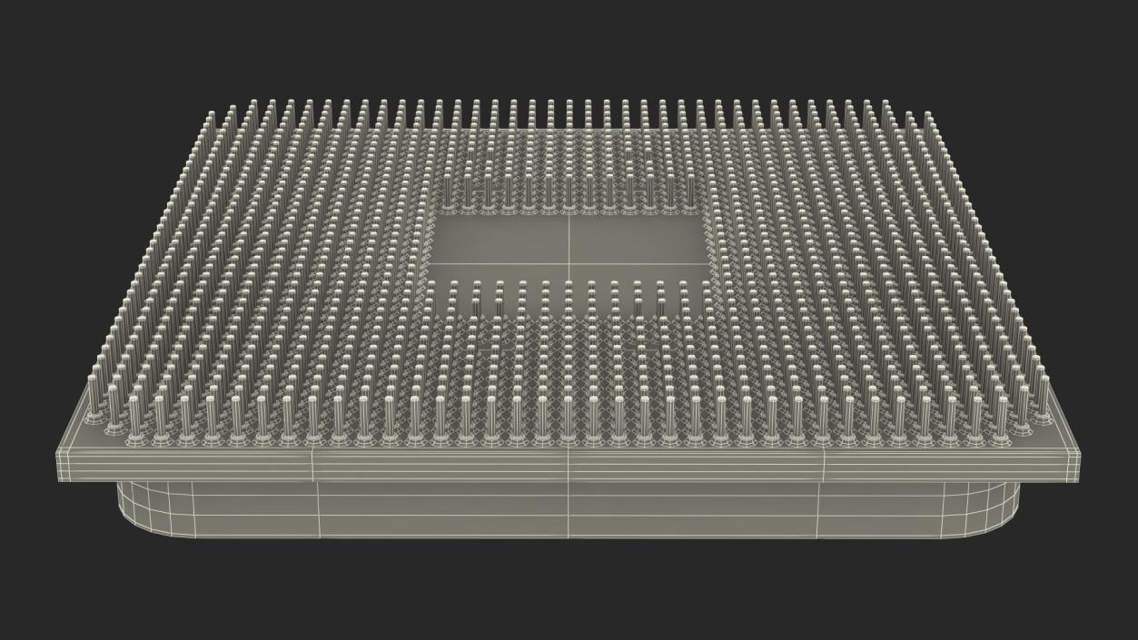 3D model AMD Ryzen 9 CPU