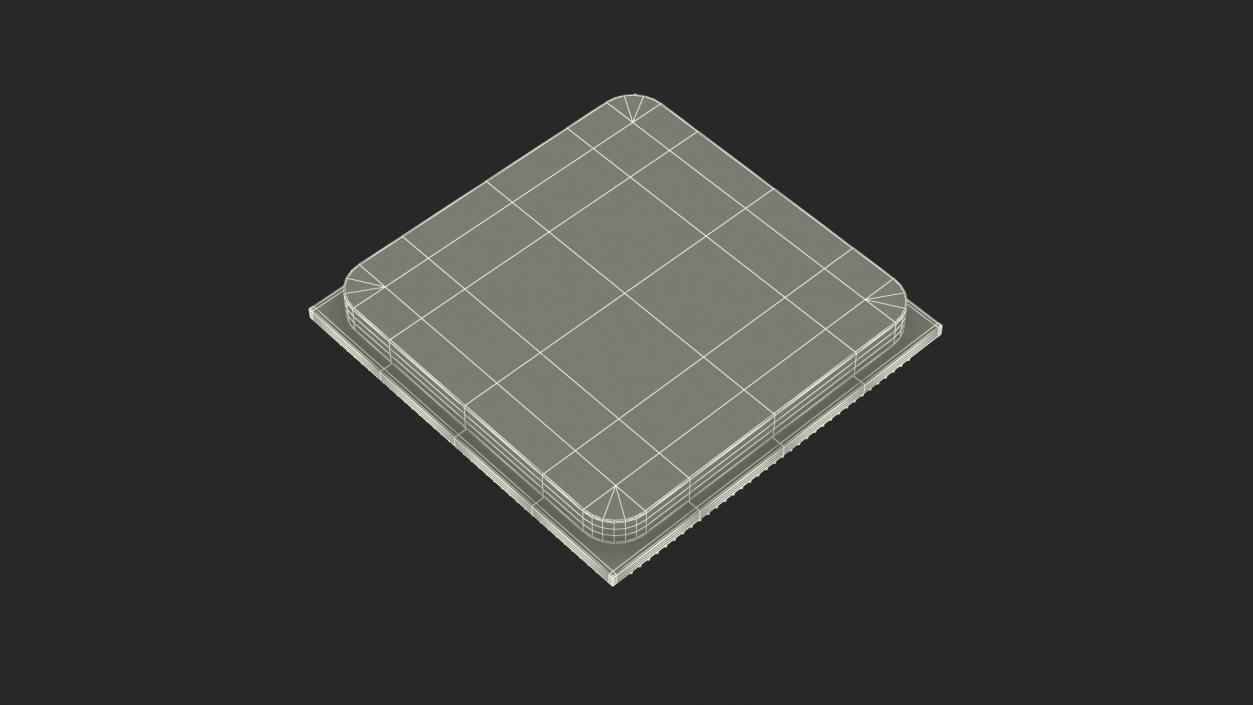 3D model AMD Ryzen 9 CPU