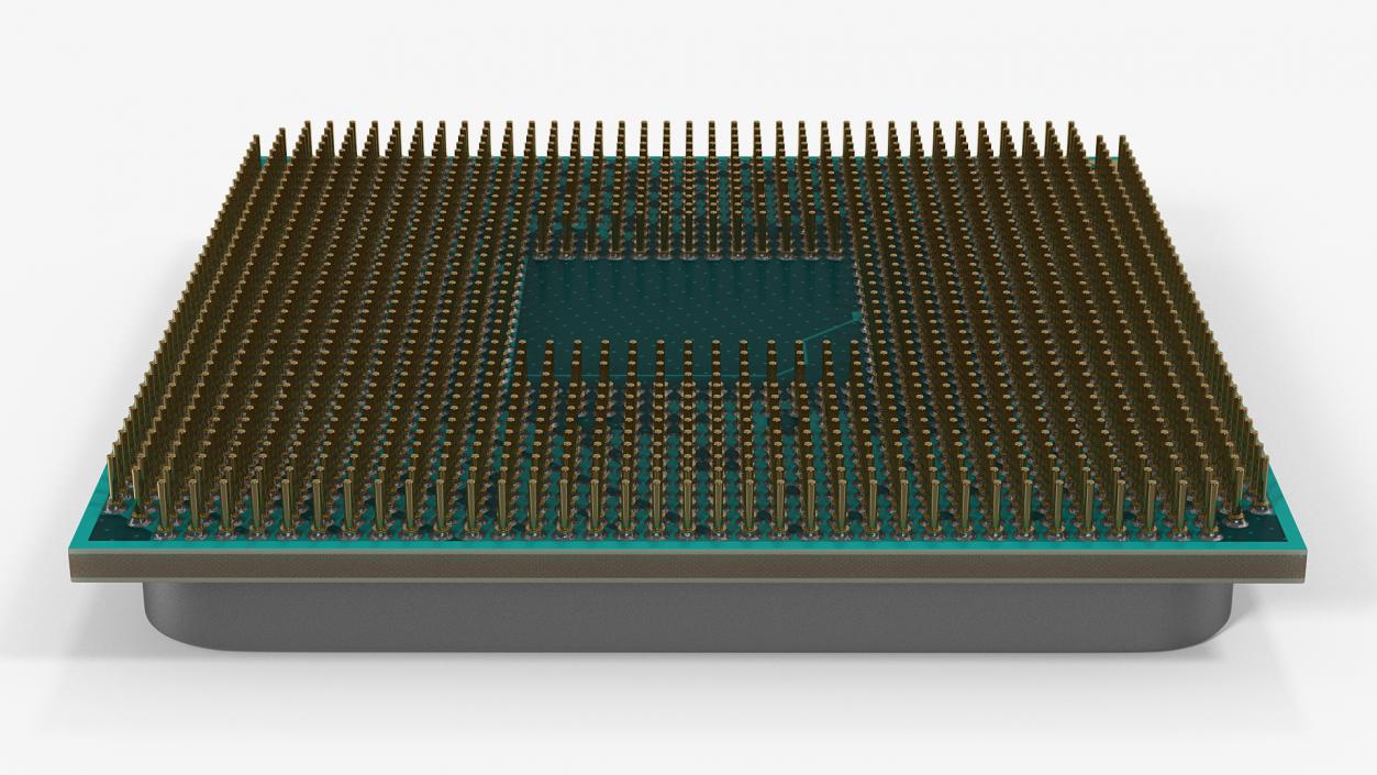 3D model AMD Ryzen 9 CPU