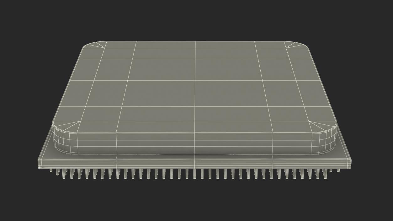 3D model AMD Ryzen 9 CPU